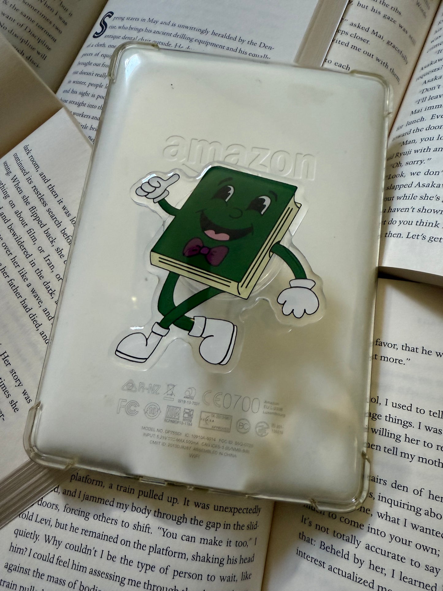 Benjamin the Book Phone Grip