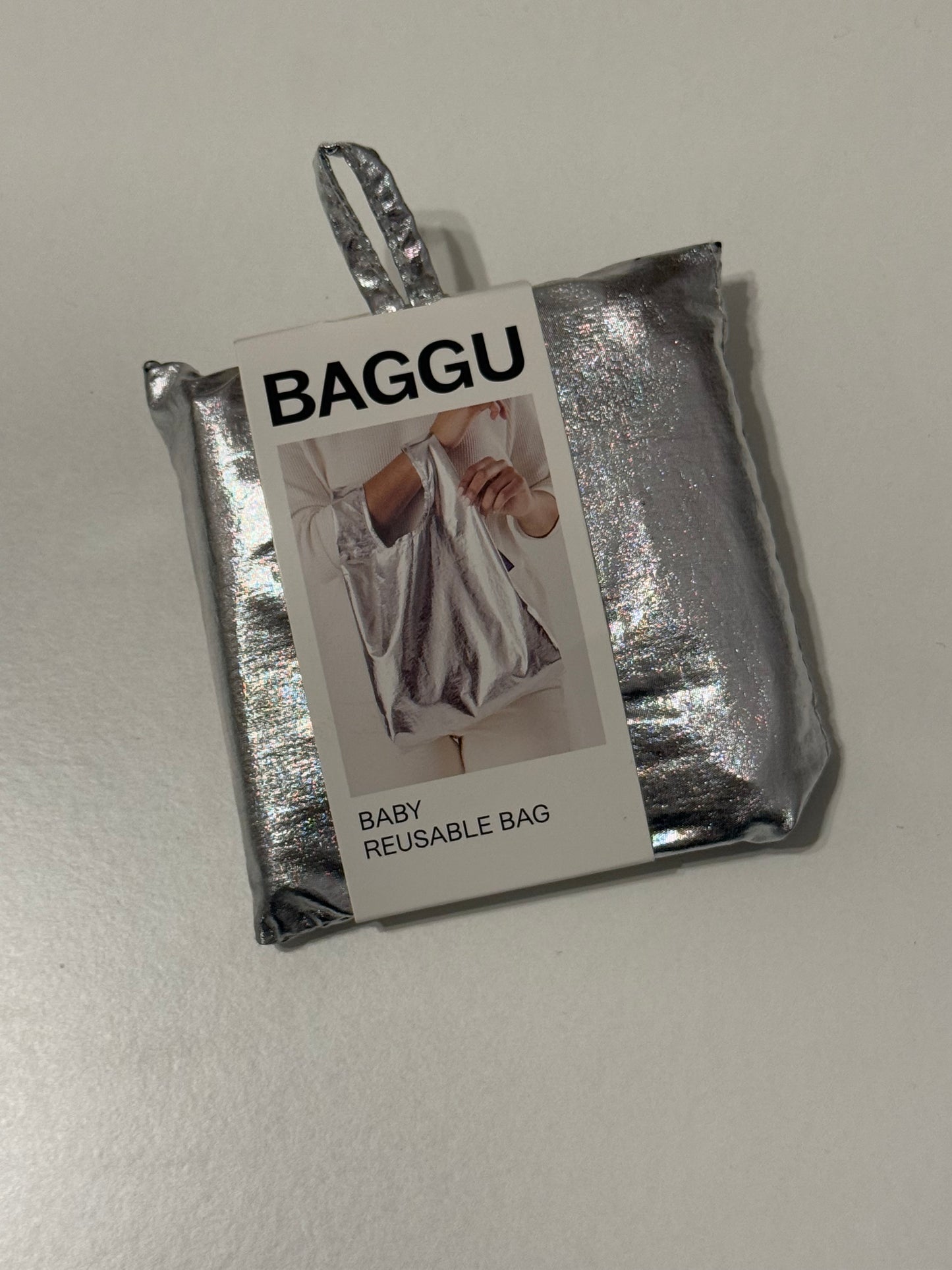 Metallic Silver Baby Reusable