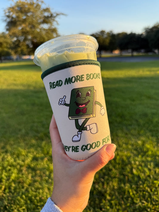 Read More Books Drink Sleeve