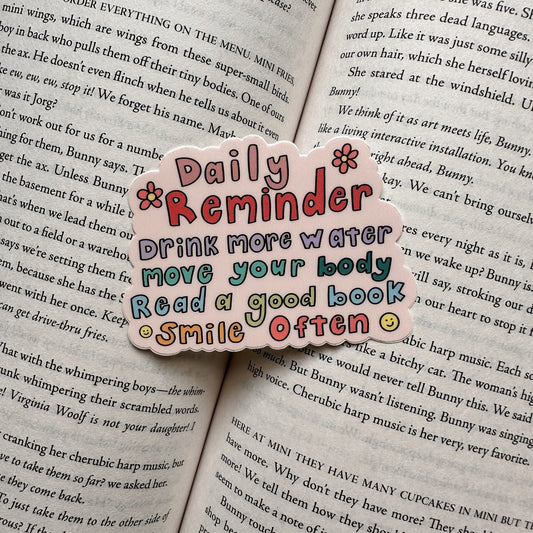 Daily Reminder Sticker