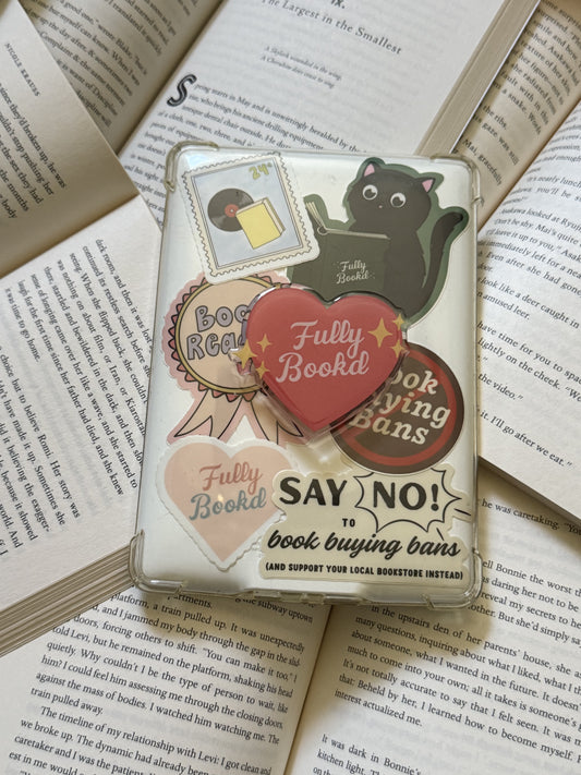 I Love Fully Bookd Phone Grip