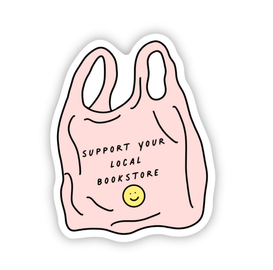 Support Indie Bookstores Sticker