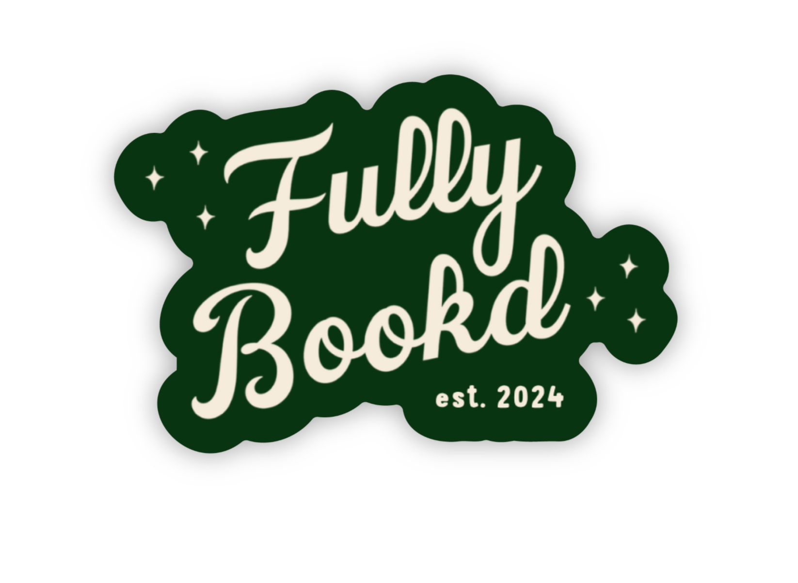 Fully Book Fully Bookd Logo Sticker – fullybookd